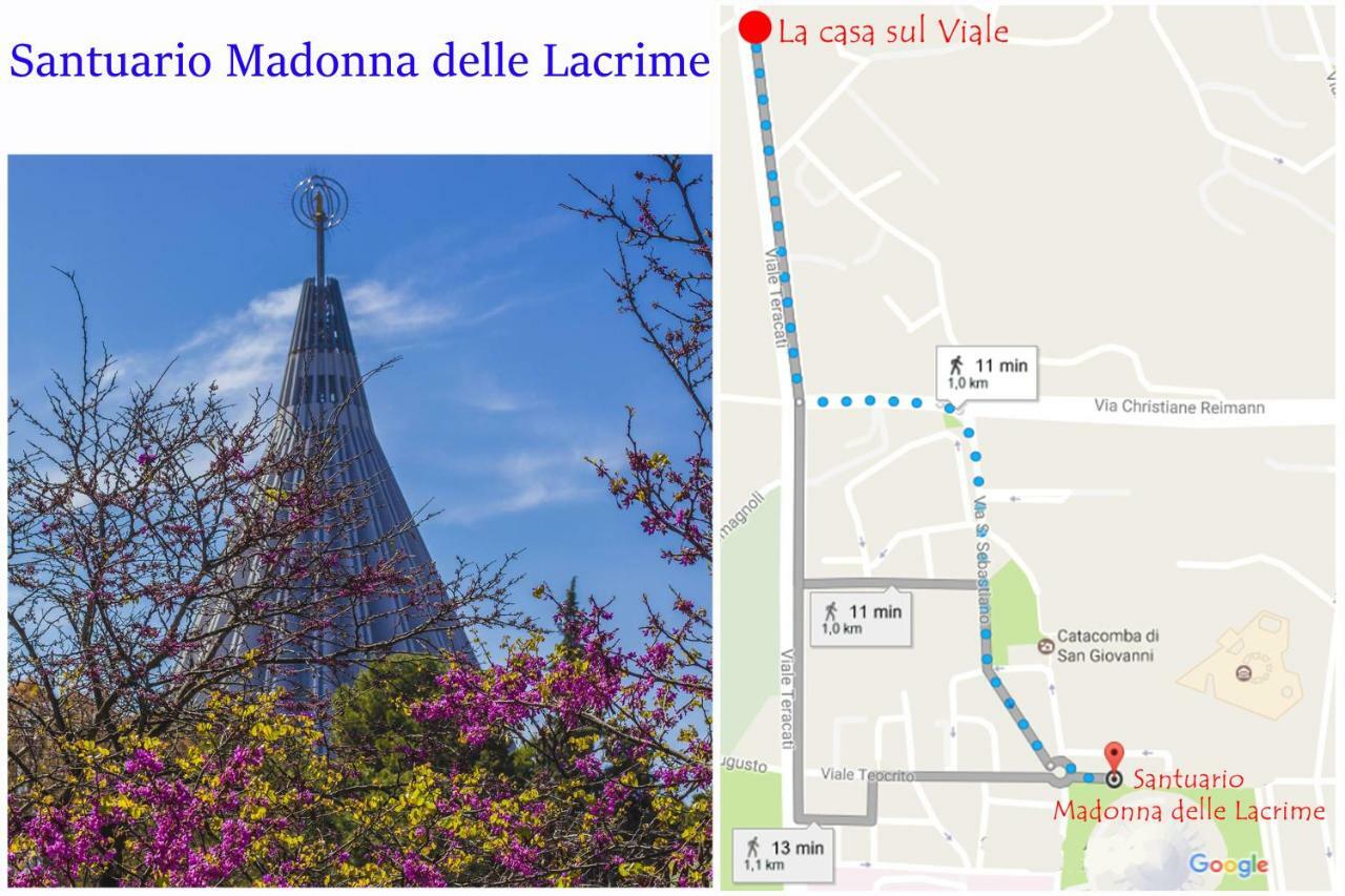 La Casa Sul Viale Apartment Сиракуза Екстериор снимка